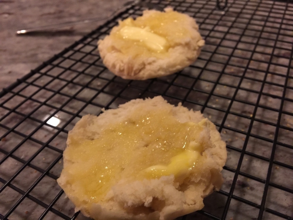 Buttered English Muffins